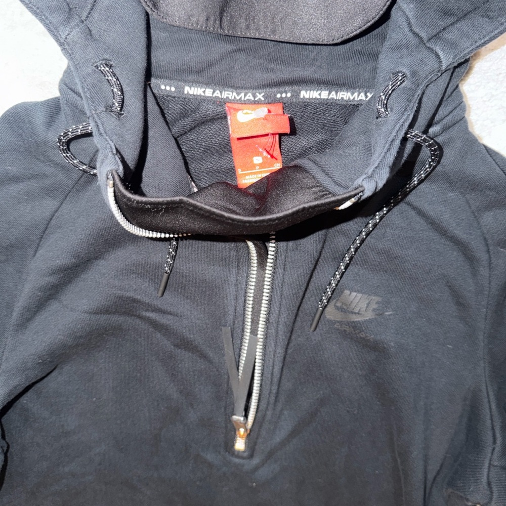 Nike Men's Black Zip-Up Hoodie